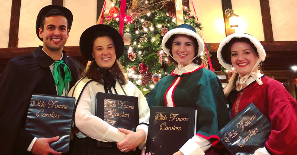 Boston Christmas carolers for hire